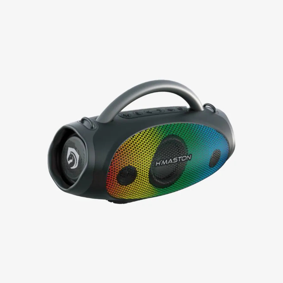 H'Maston TN46 Caixa de Som Boombox Potência 60W e Luzes LED RGB