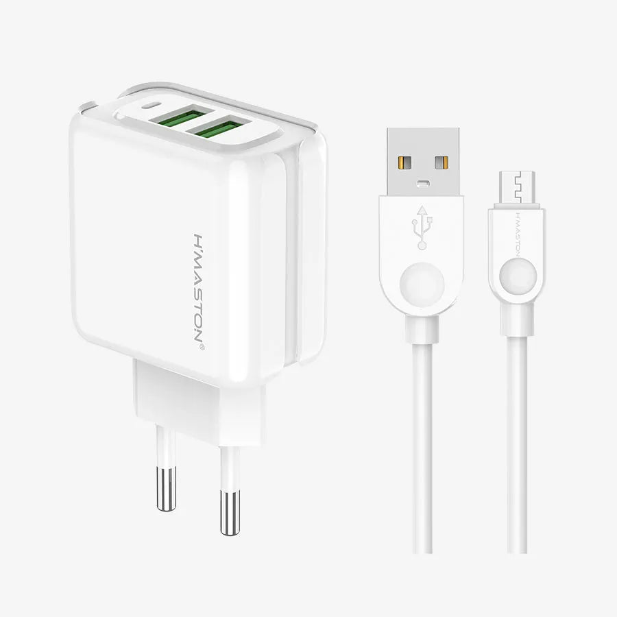 H'Maston Y24 Carregador Rápido 25W 2 Portas USB - Eleadermall