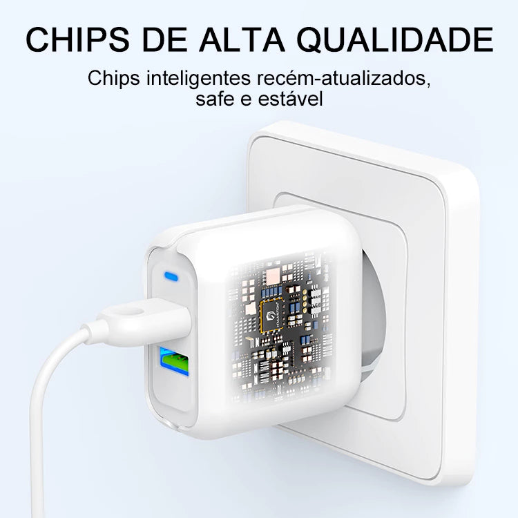 H'maston Y24 Carregador 25w Portátil 2 USB - Eleadermall