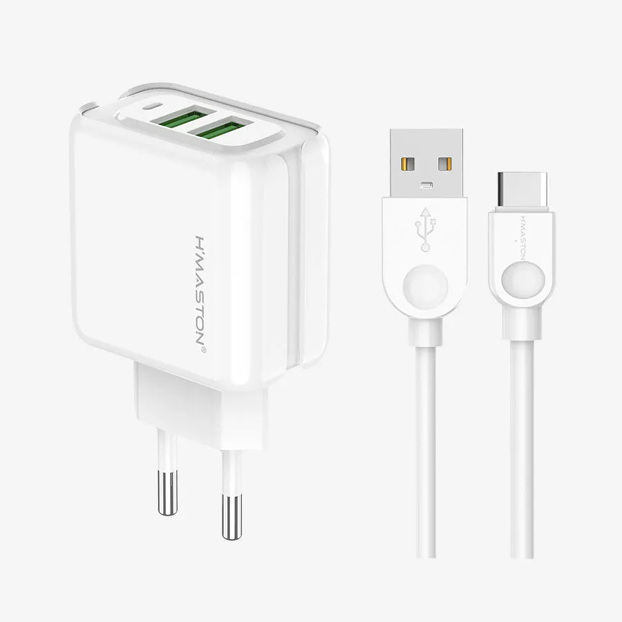 H'Maston Y24 Carregador Rápido 25W 2 Portas USB - Eleadermall