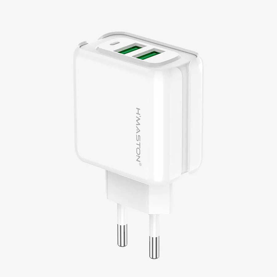 H'Maston Y24 Carregador Rápido 25W 2 Portas USB - Eleadermall