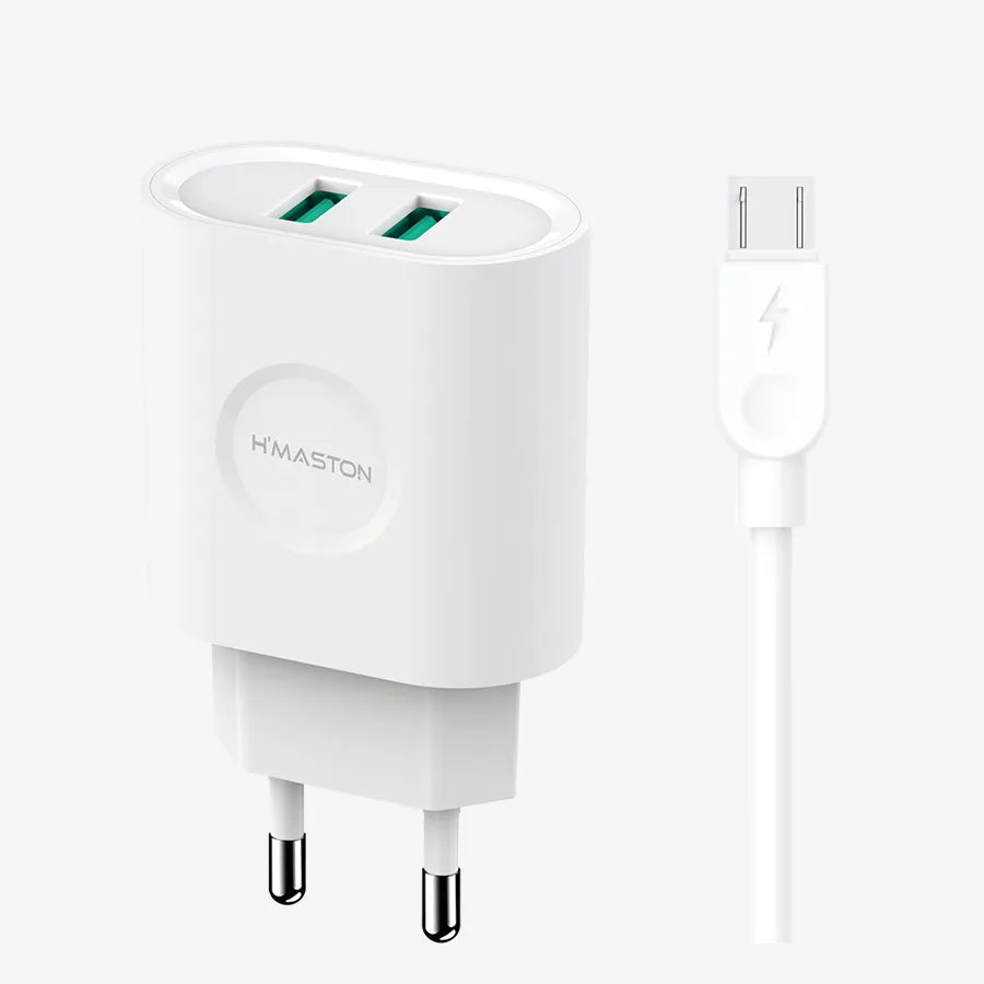 H'Maston Y27 Turbo Carregador Dual USB 4.8A - Eleadermall