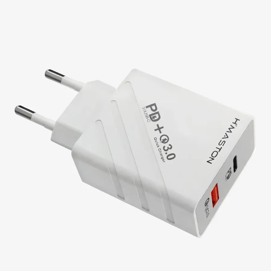 H'Maston Y41 Carregador Turbo 48W com Cabo V8 - Eleadermall