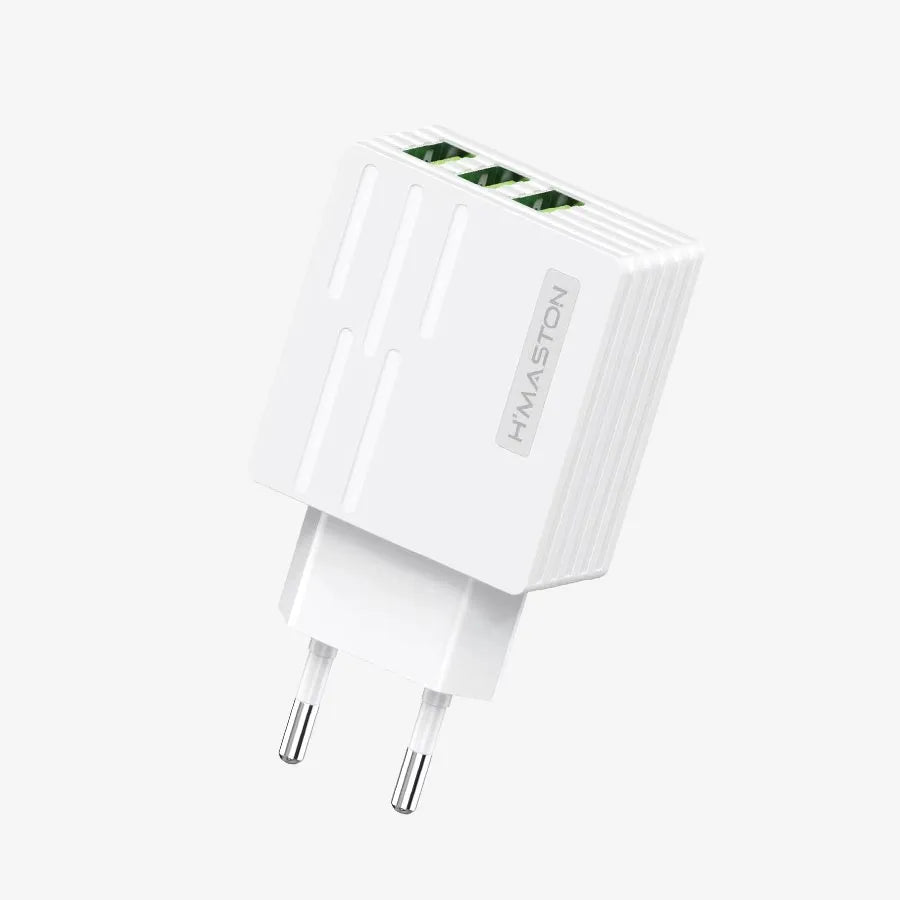 H'Maston Y42 Carregador 3 USB Turbo 5.1A V8/IOS - Eleadermall