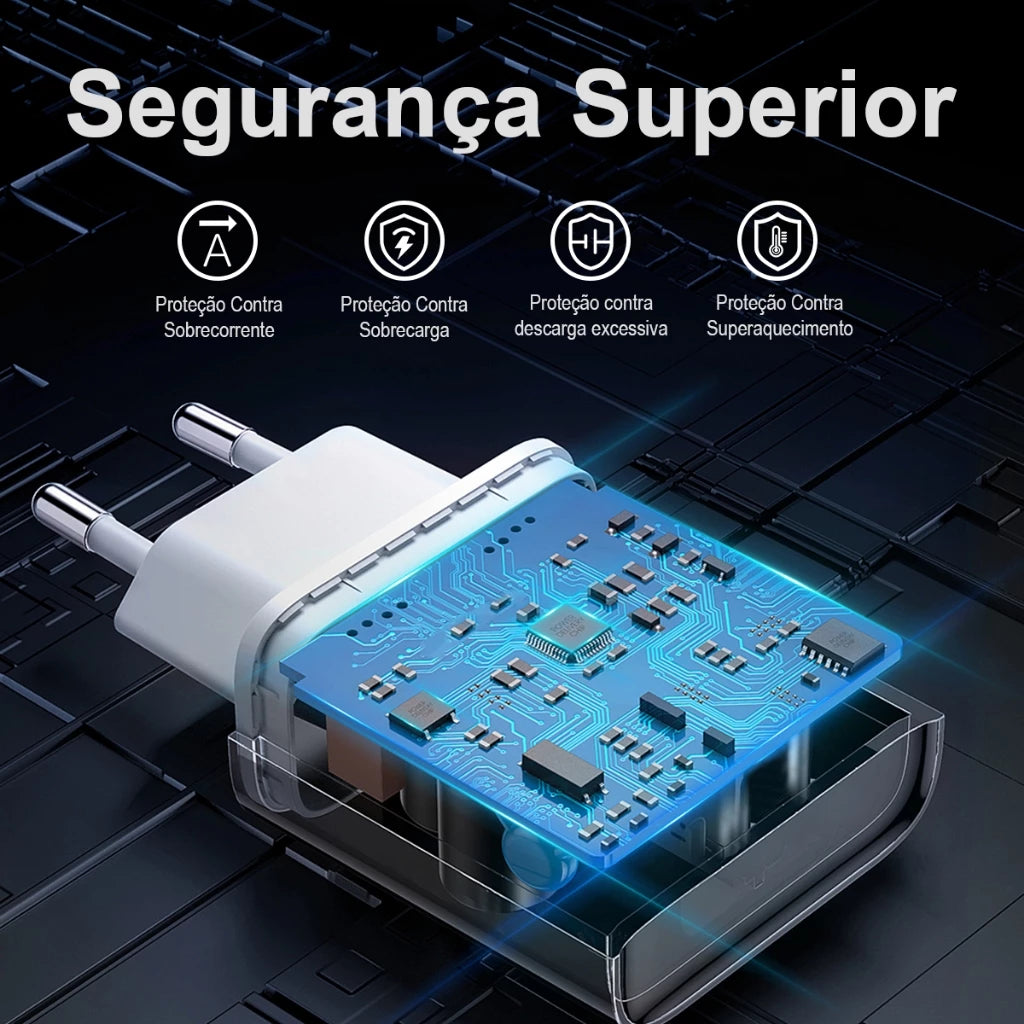 H'Maston Y42 Carregador 3 USB Turbo 5.1A V8/IOS - Eleadermall