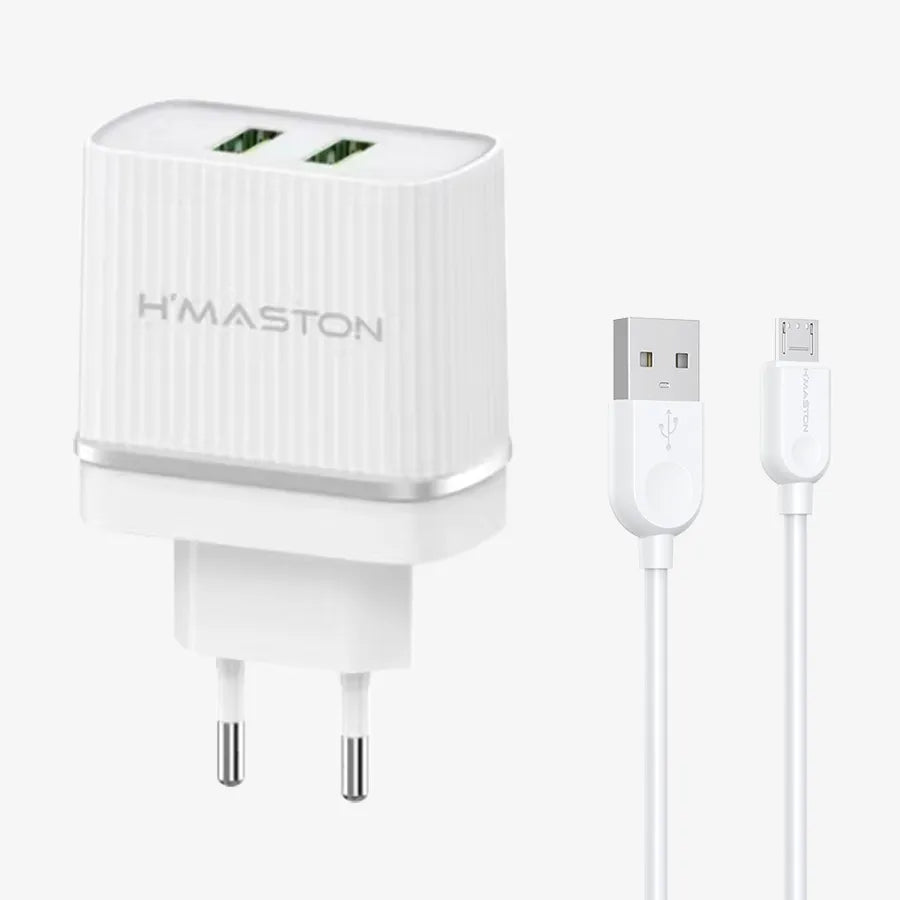 H'maston Y44 Carregador Turbo 4.8A 2 USB Original