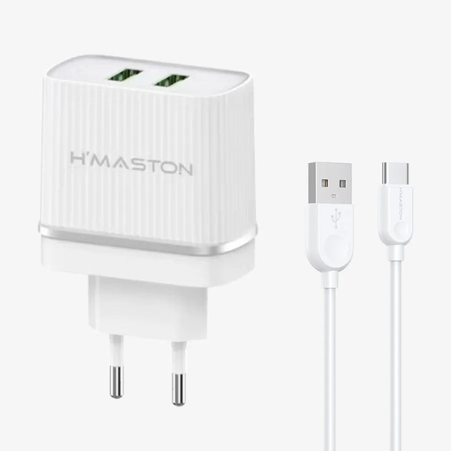 H'maston Y44 Carregador Turbo 4.8A 2 USB Original - Eleadermall