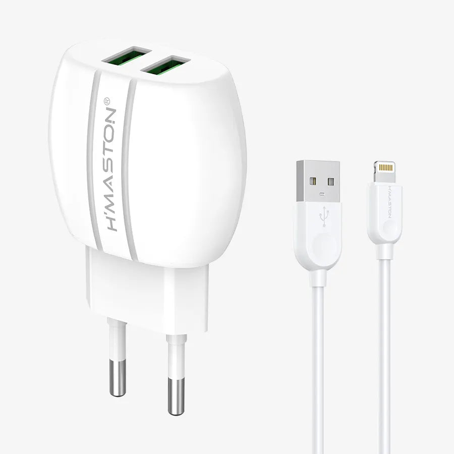 H'Maston Y51 Carregador Turbo 20W 2USB Rápido - Eleadermall