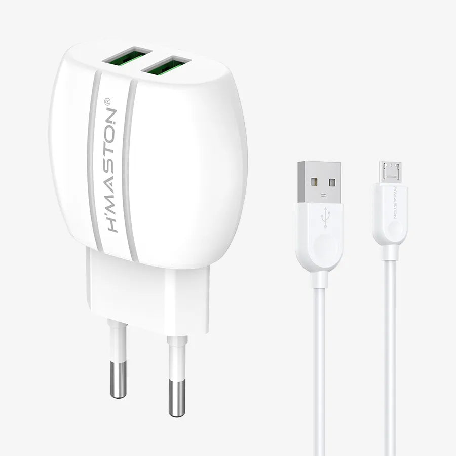 H'Maston Y51 Carregador Turbo 20W 2USB Rápido - Eleadermall