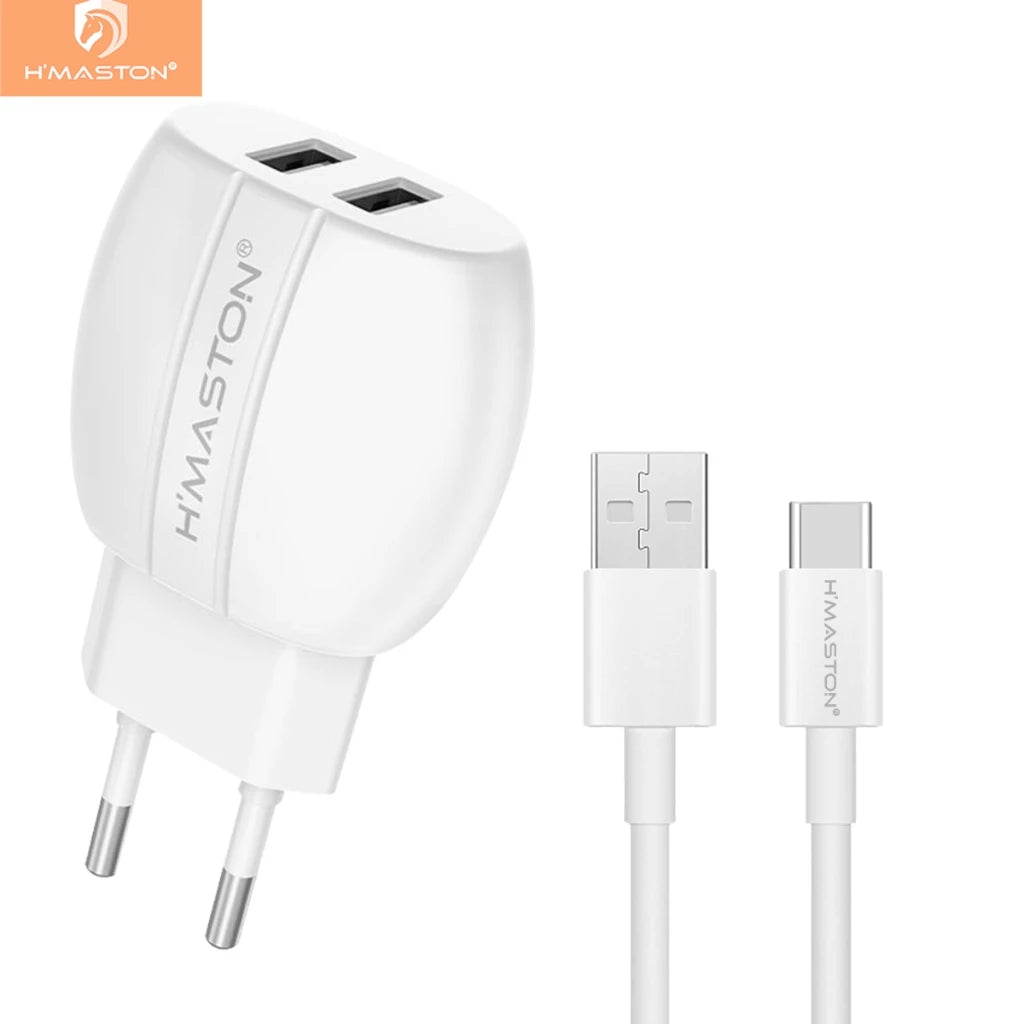 H'Maston Y51 Carregador Turbo 20W 2USB Rápido - Eleadermall