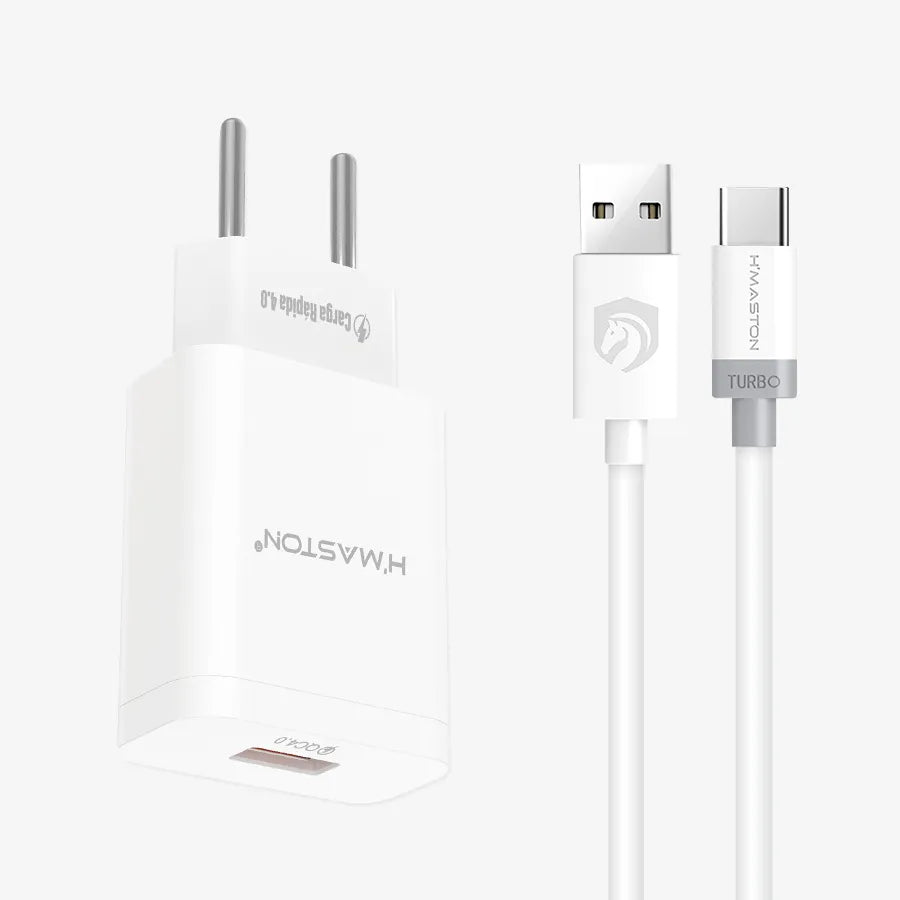 H'Maston Y59 Carregador Turbo 30W Super Rápido - Eleadermall