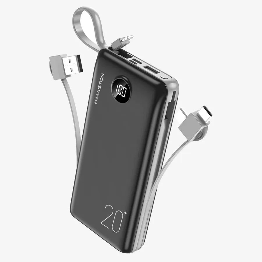 H'maston YD05 Power Bank 20000mAh com Lightning - Eleadermall