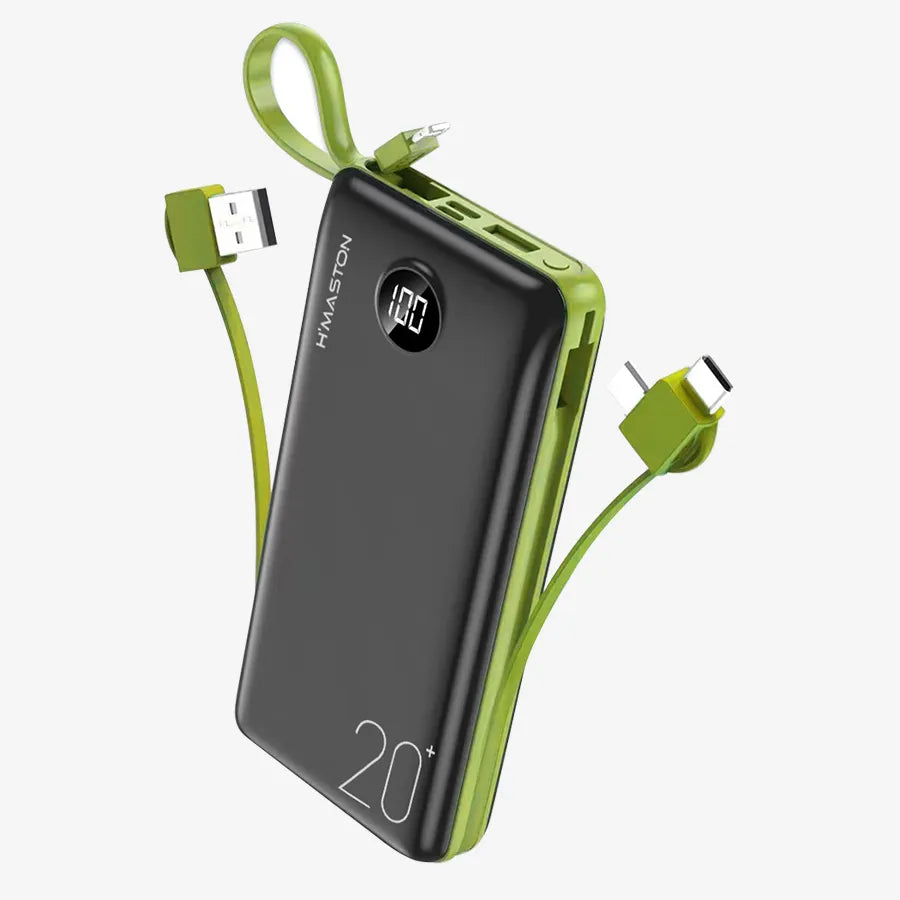 H'maston YD05 Power Bank 20000mAh com Lightning - Eleadermall