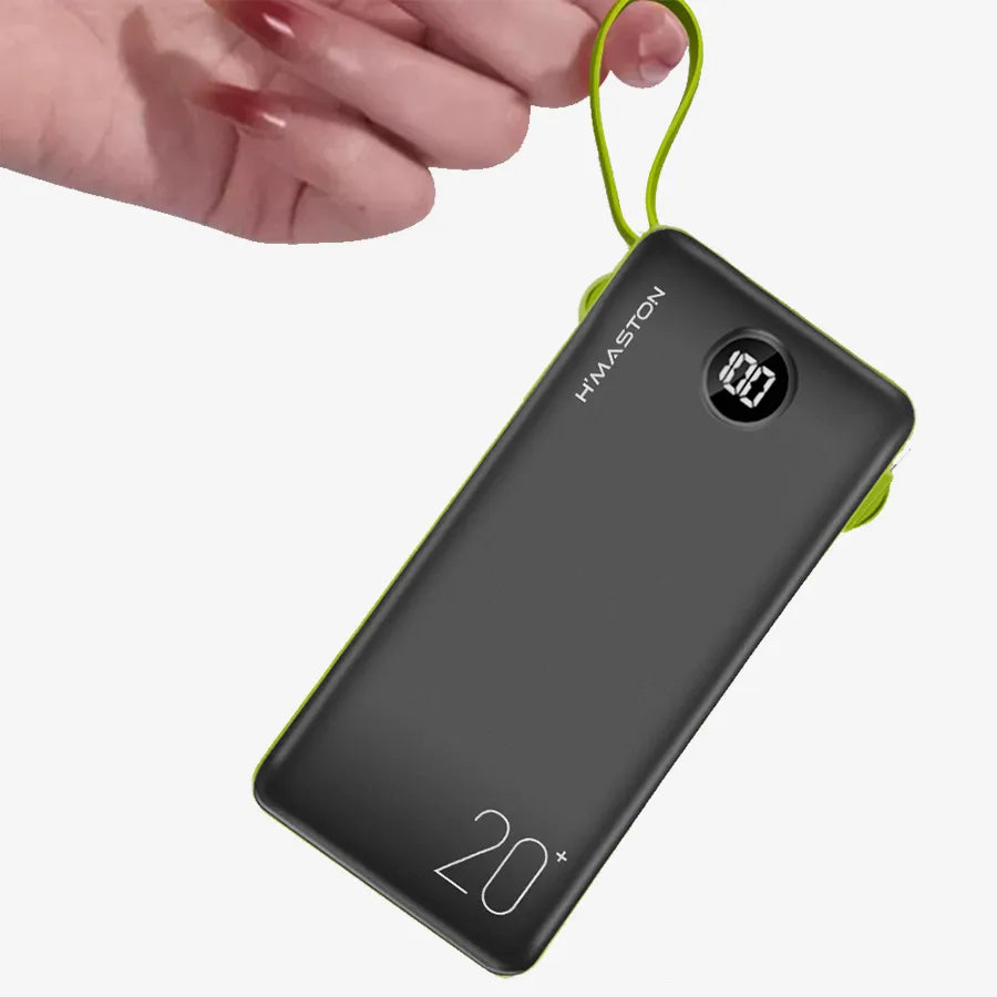 H'maston YD05 Power Bank 20000mAh com Lightning - Eleadermall