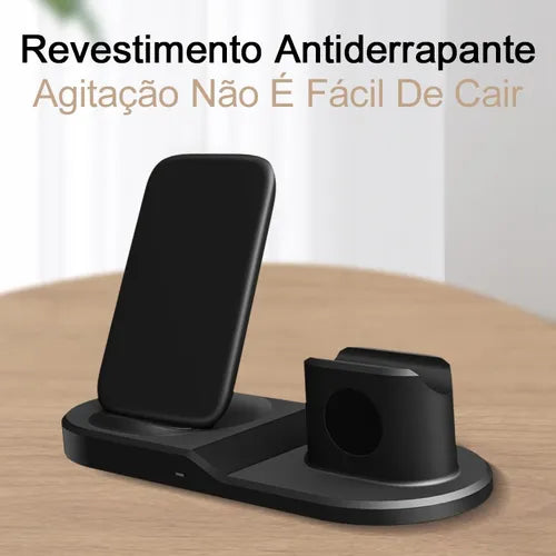 H'Maston YD15 Carregador Sem Fios 3 em 1 Qi - Eleadermall