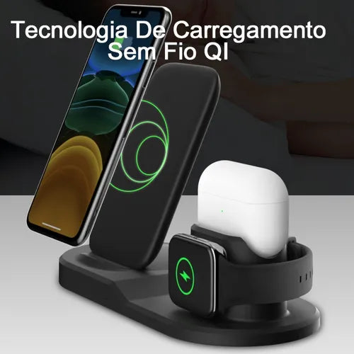 H'Maston YD15 Carregador Sem Fios 3 em 1 Qi - Eleadermall
