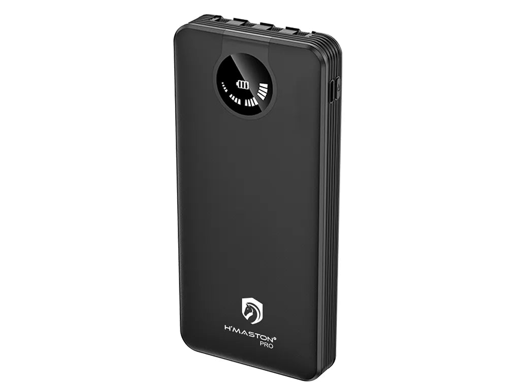 H'Maston YD22 Power Bank 10000mAh 4 em 1 com Display LED