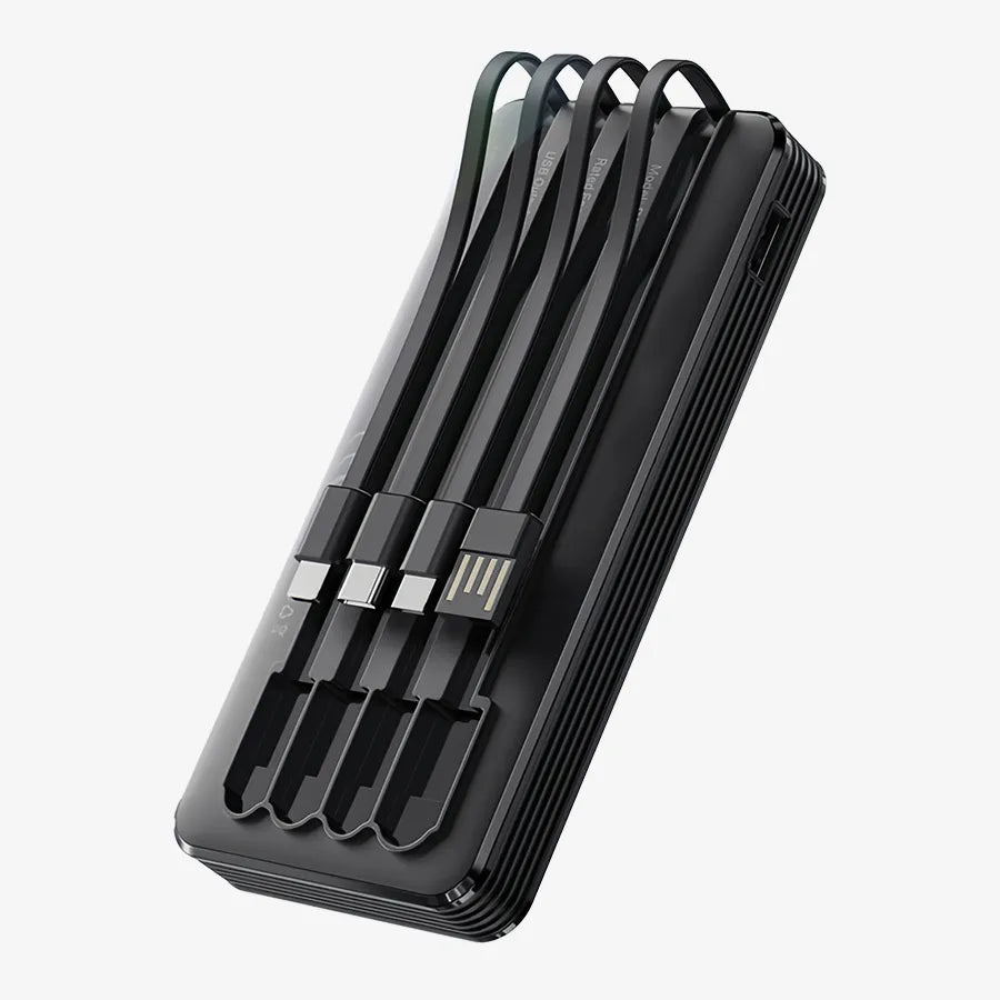 H'Maston YD22 Power Bank 10000mAh 4 em 1 com Display LED