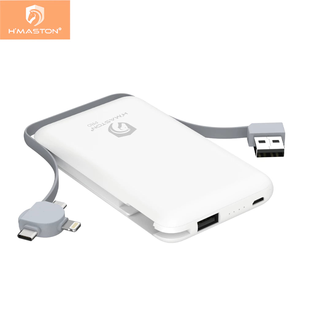 H'Maston YD23 Power Bank 5000mAh: Carregador Portátil Universal
