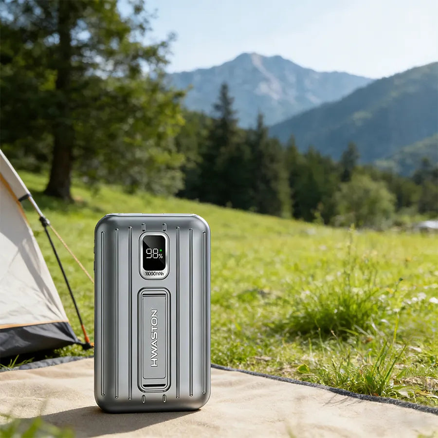 H'Maston YD32 Power Bank 10000mAh Carregamento Sem Fio Magnético Leve e Portátil