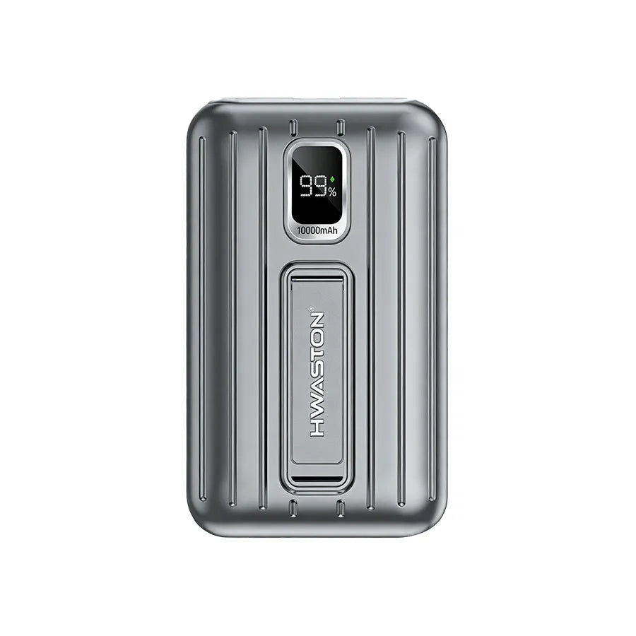 H'Maston YD32 Power Bank 10000mAh Carregamento Sem Fio Magnético Leve e Portátil