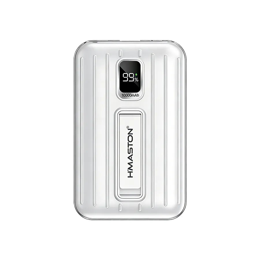 H'Maston YD32 Power Bank 10000mAh Carregamento Sem Fio Magnético Leve e Portátil