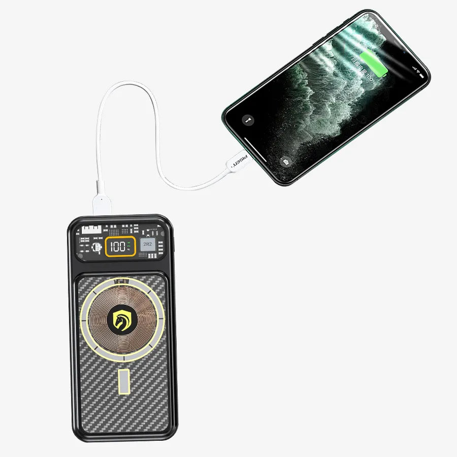 H'Maston YD46 Powerbank 20000mAh, Indução Rápida - Eleadermall