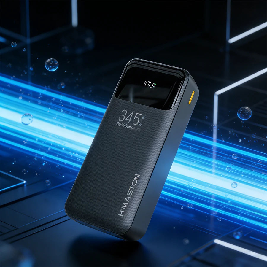 H'Maston YD57 Power Bank 30000mAh – Energia Turbo e Segurança