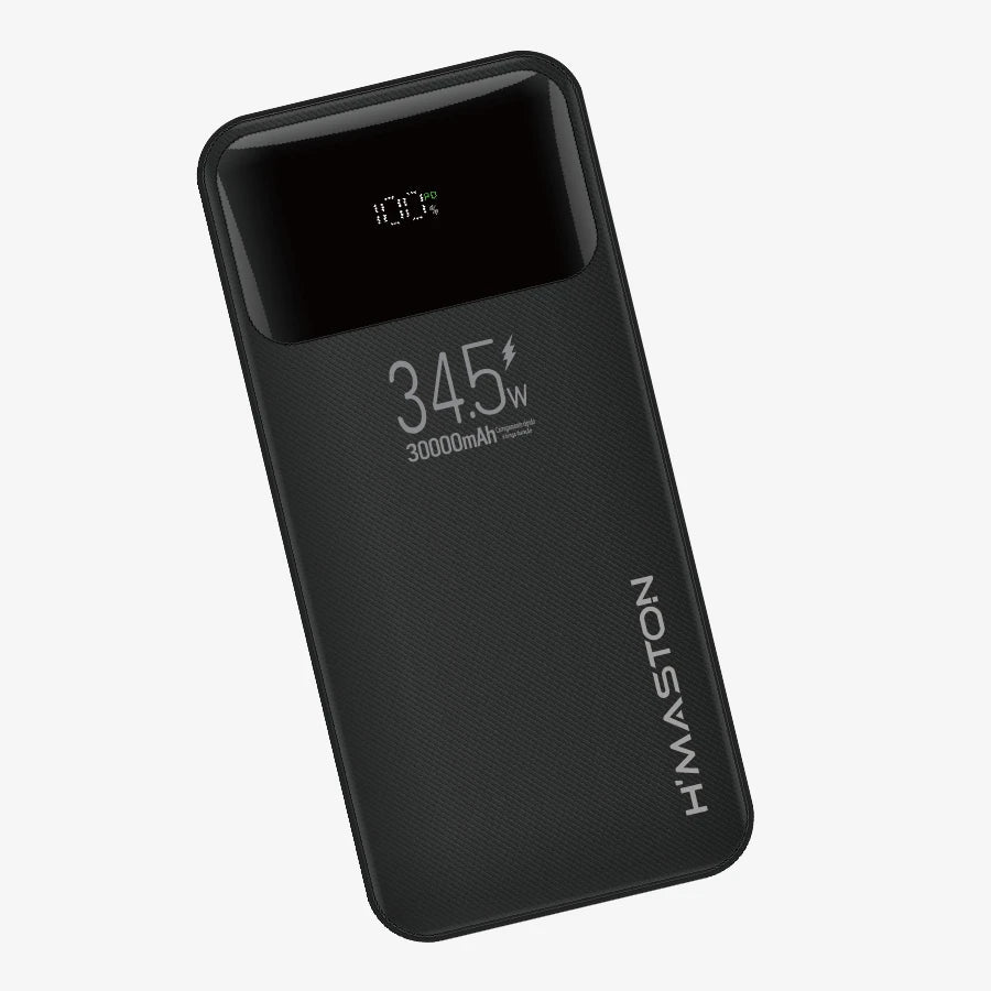 H'Maston YD57 Power Bank 30000mAh – Energia Turbo e Segurança