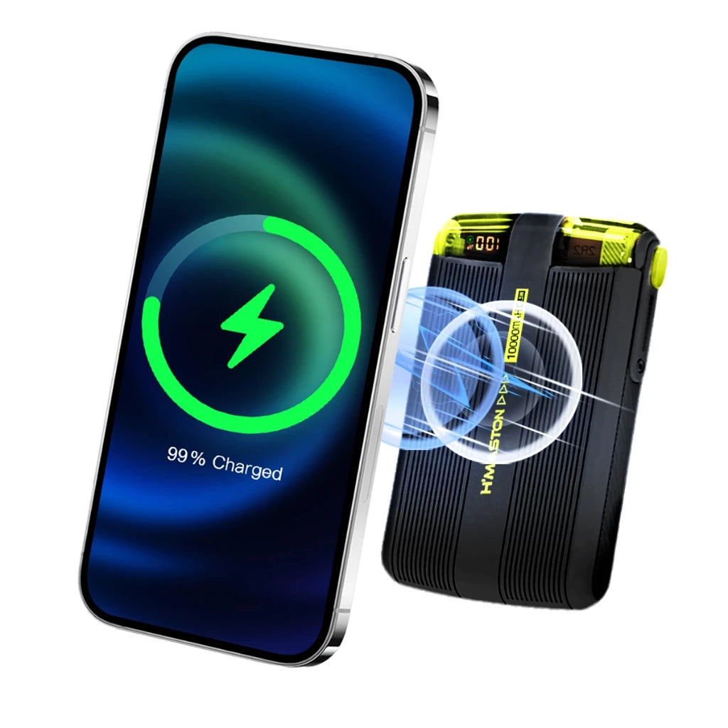 H'Maston YD60 Power Bank 10000mAh Carregamento Indutivo 15W
