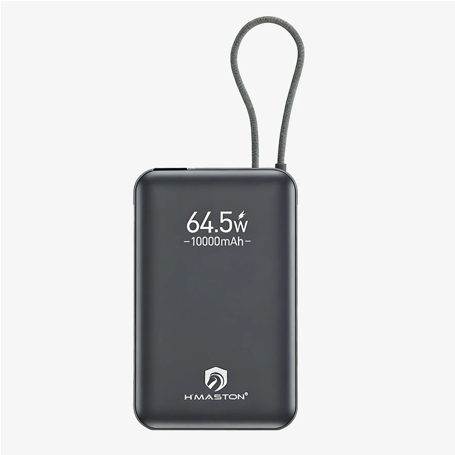 H'Maston YD72 Power Bank Portátil 10000mAh - Energia Rápida e Segura