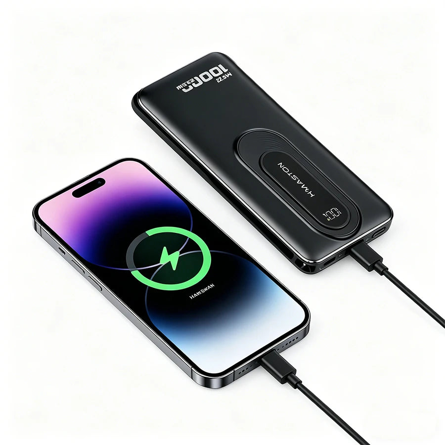 H'Maston YD78 Power Bank - 10.000mAh, Carregamento Rápido 22.5W