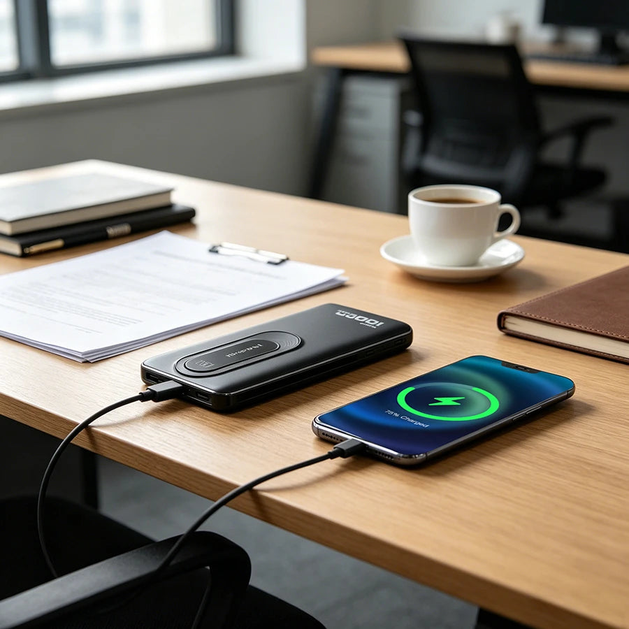 H'Maston YD78 Power Bank - 10.000mAh, Carregamento Rápido 22.5W