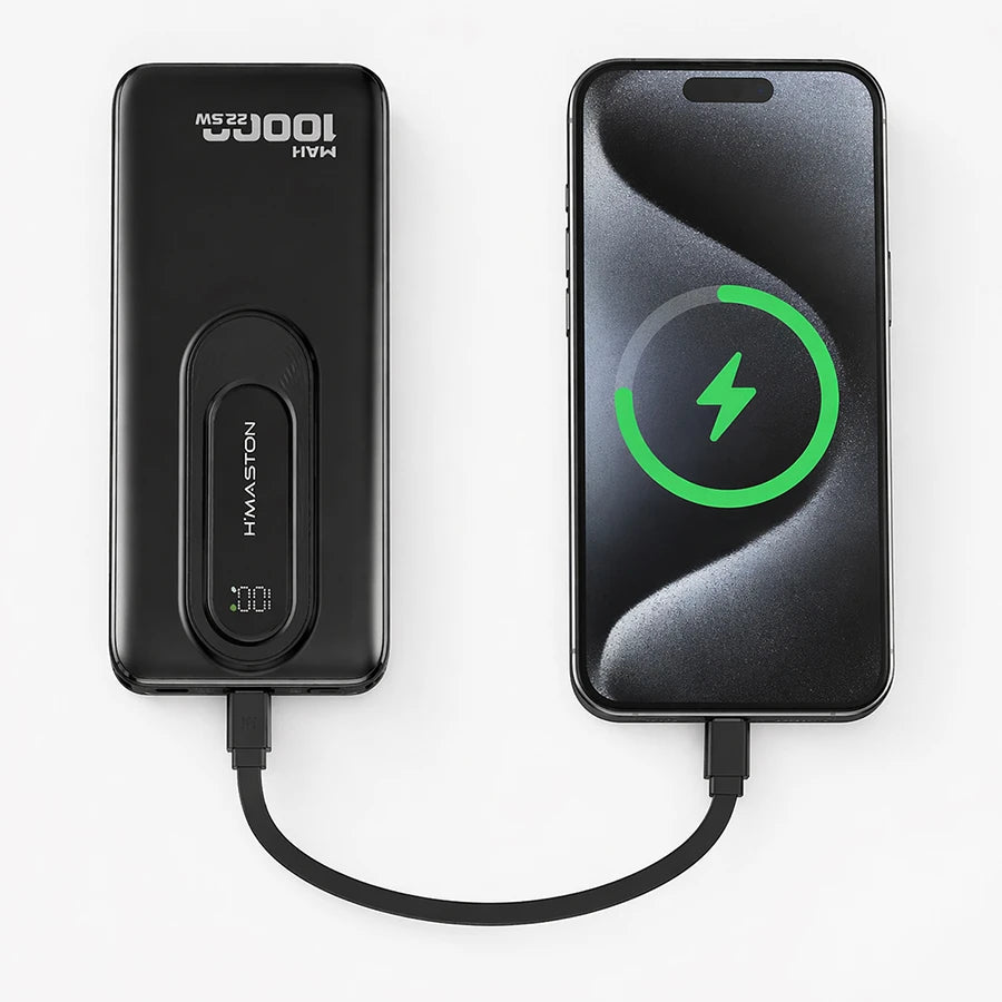 H'Maston YD78 Power Bank - 10.000mAh, Carregamento Rápido 22.5W