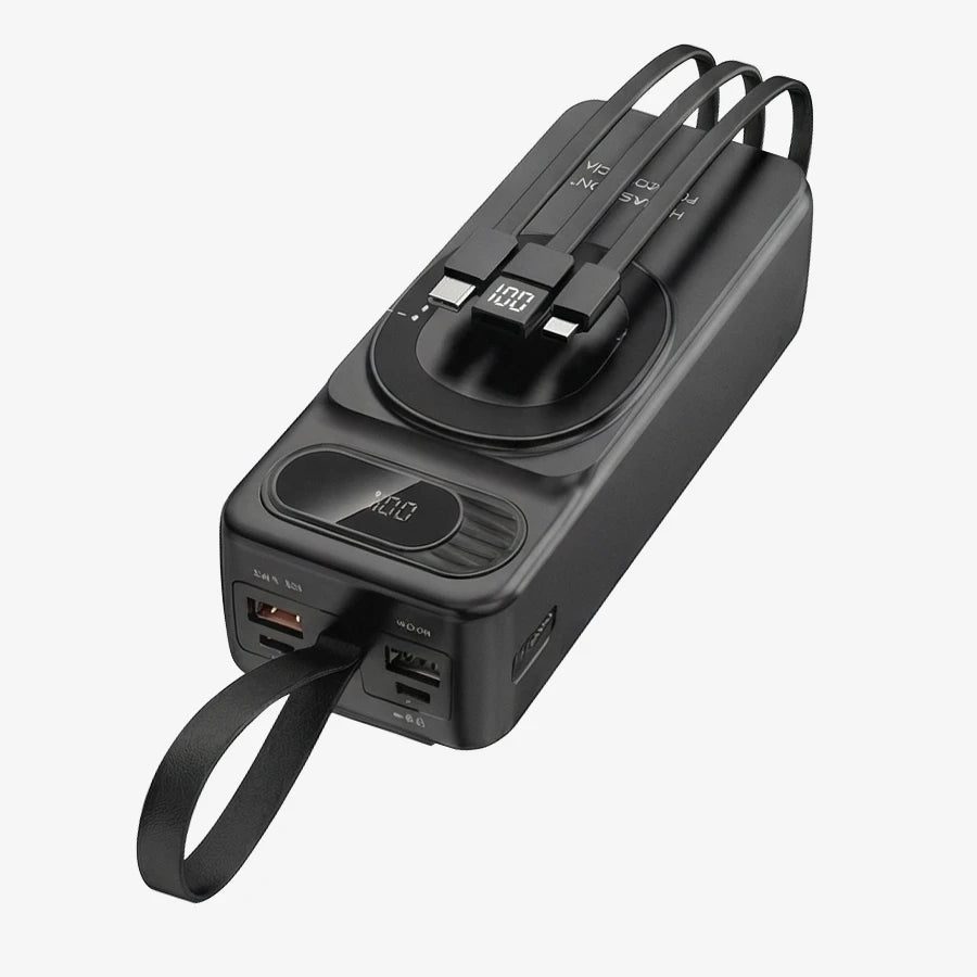 H'Maston YD80 Power Bank 30000mAh - Carregamento Magnético 15W