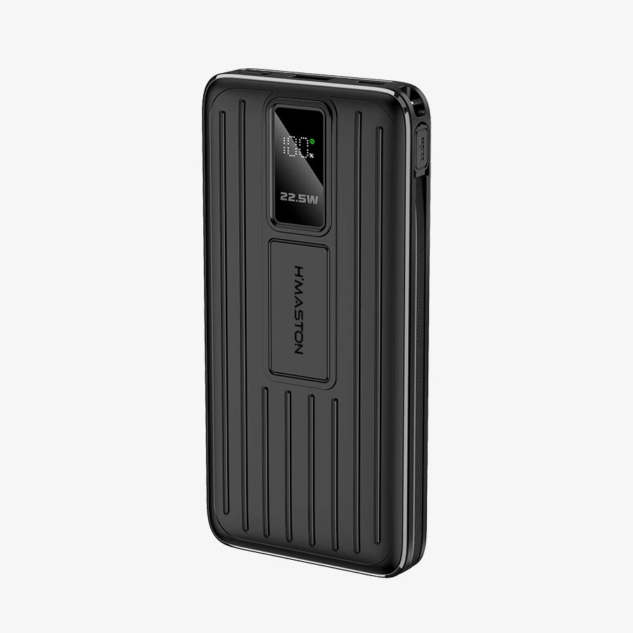 H'Maston YD82 Power Bank 10000mAh 22.5W com 3 Cabos Integrados