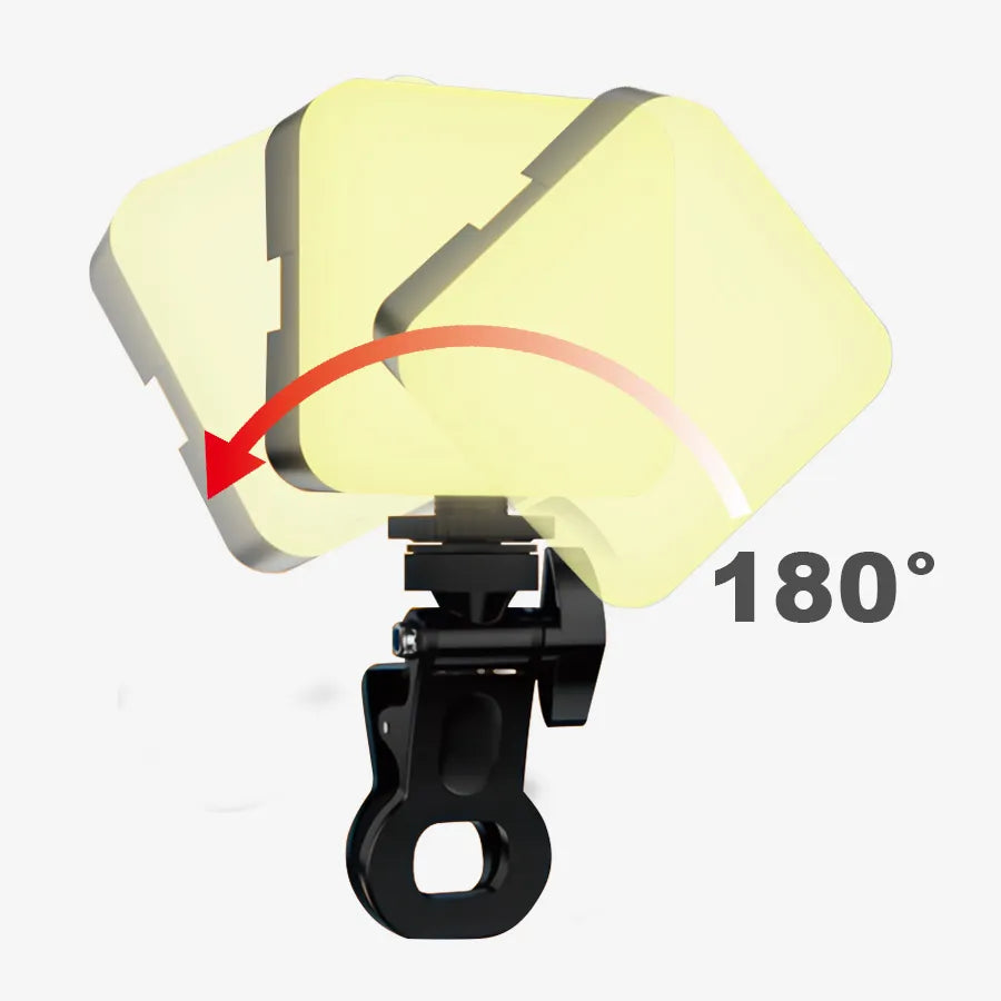 H'Maston ZB02 Luz LED Portátil para Selfies e Lives - Eleadermall