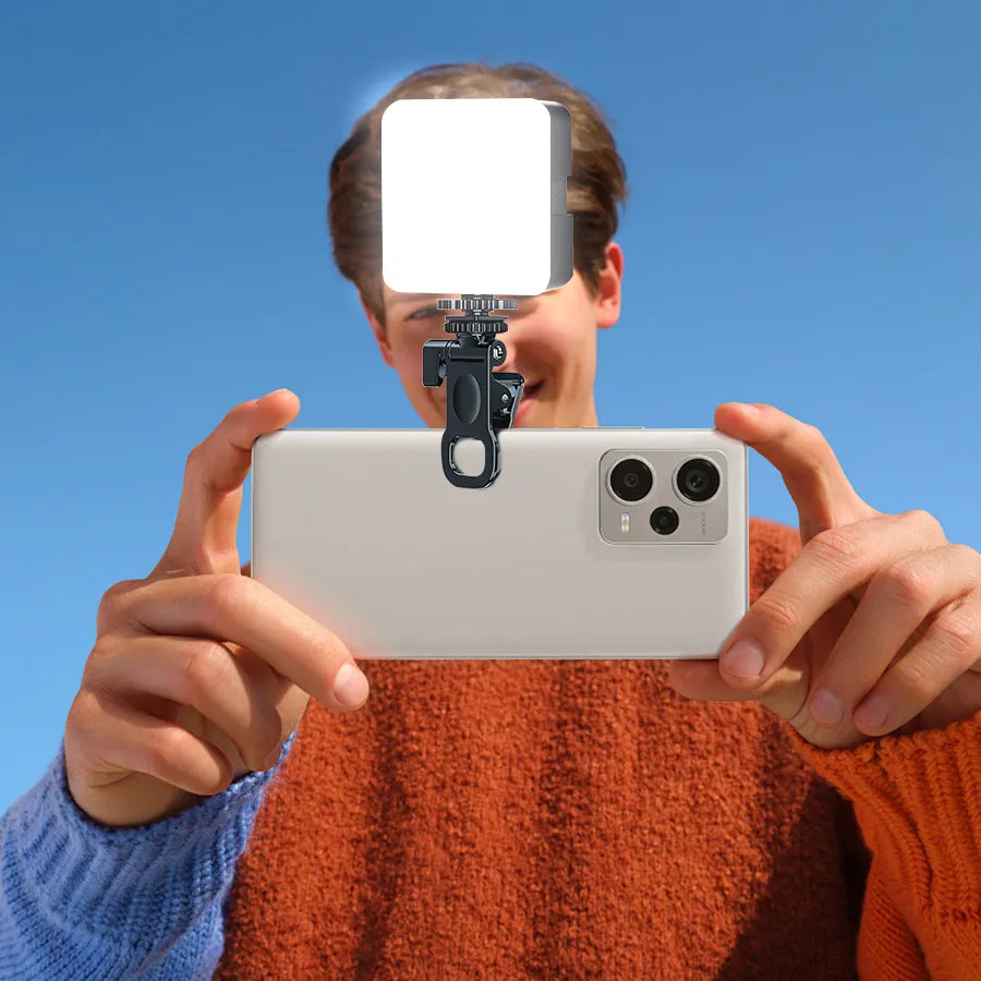H'Maston ZB02 Luz LED Portátil para Selfies e Lives - Eleadermall