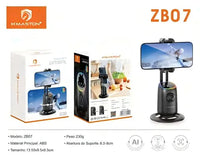 H'Maston ZB07 Gimbal Suporte Celular 360° com Rastreamento Facial