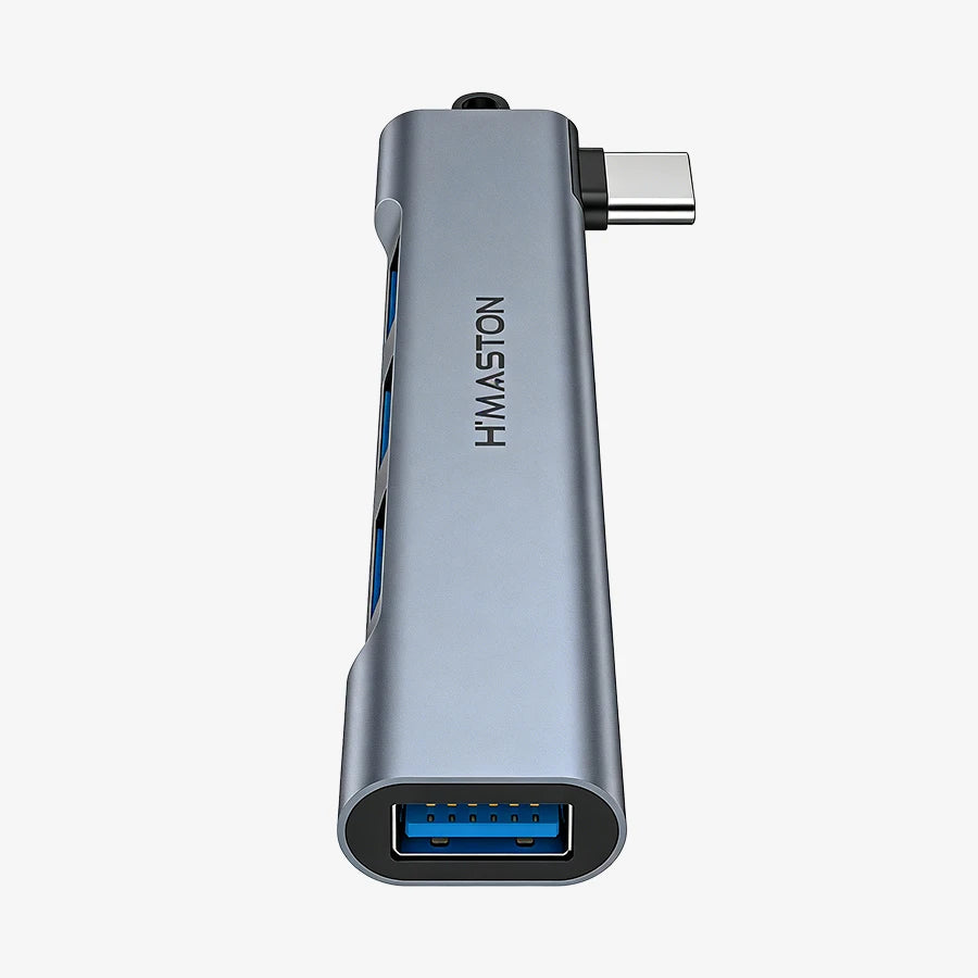 H'Maston ZHQ20 Hub USB Tipo C 4 em 1 - Praticidade e Portabilidade