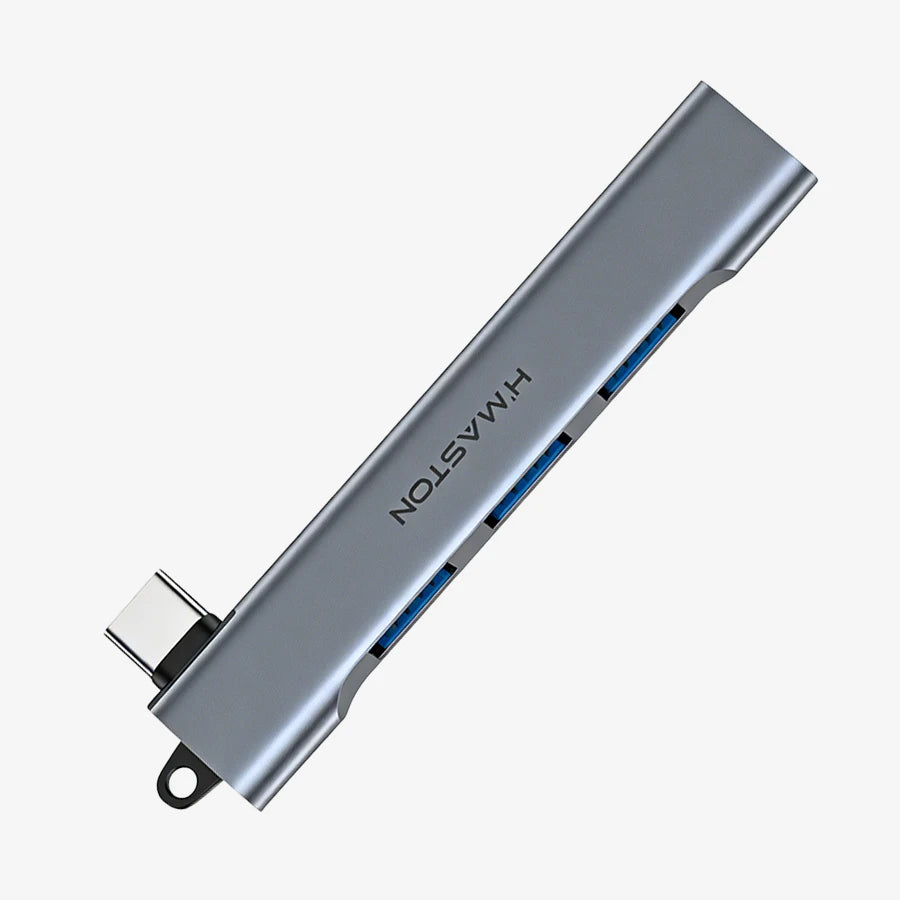 H'Maston ZHQ20 Hub USB Tipo C 4 em 1 - Praticidade e Portabilidade