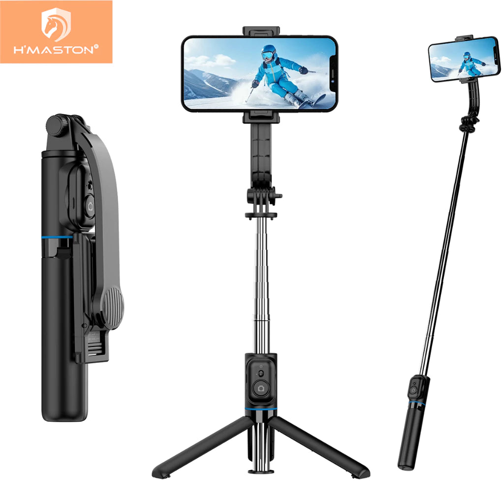 H'Maston ZP006 Bastão Selfie Bluetooth Portátil - Eleadermall