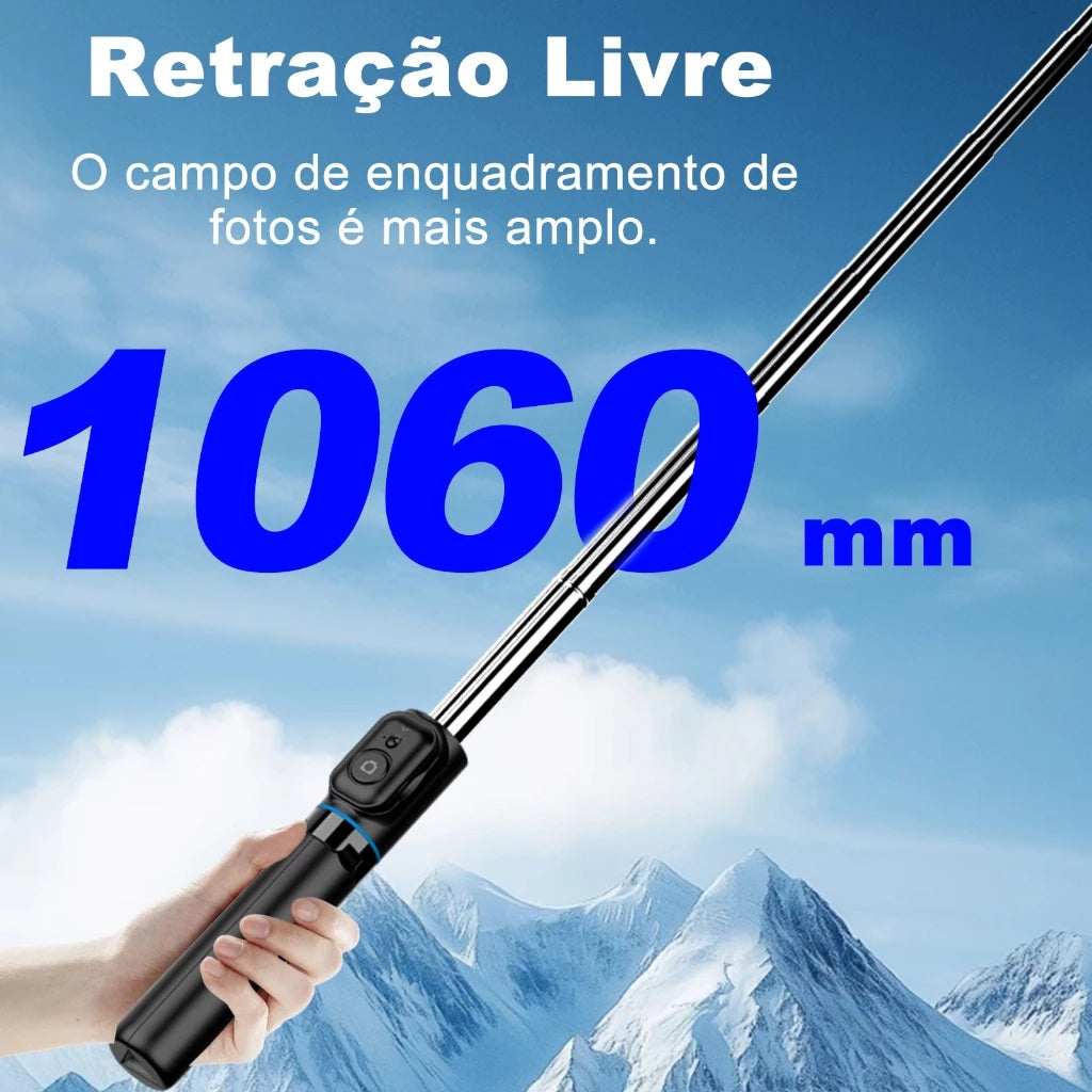 H'Maston ZP006 Bastão Selfie Bluetooth Portátil - Eleadermall