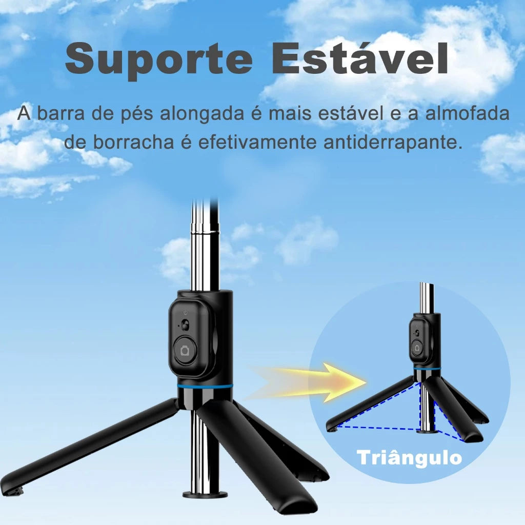 H'Maston ZP006 Bastão Selfie Bluetooth Portátil - Eleadermall