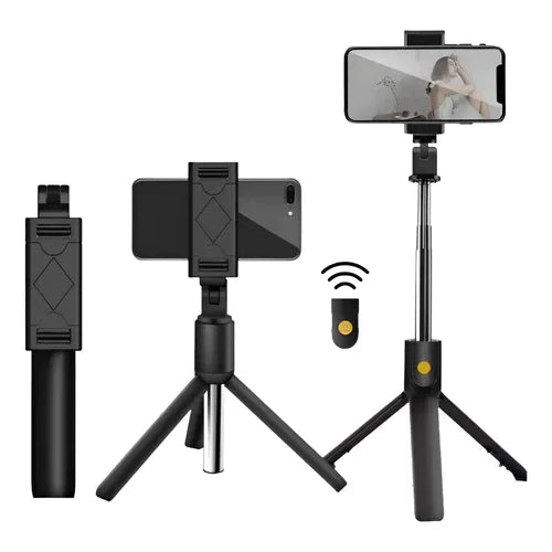 H'Maston ZP20 Pau de Selfie Tripé Bluetooth - Eleadermall
