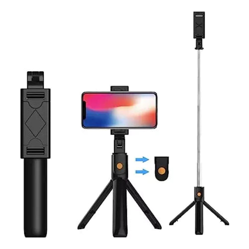 H'Maston ZP20 Pau de Selfie Tripé Bluetooth - Eleadermall