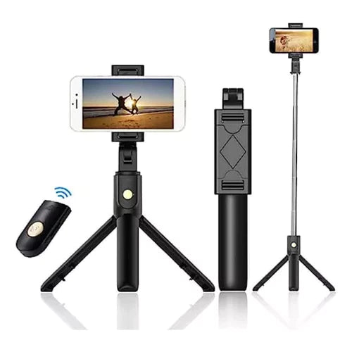 H'Maston ZP20 Pau de Selfie Tripé Bluetooth - Eleadermall