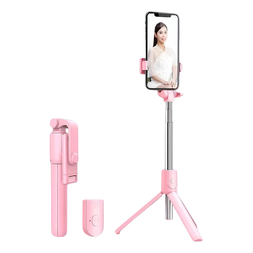 H'Maston ZP004 Pau de Selfie Retrátil Bluetooth com Controle