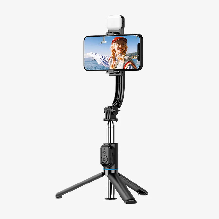 H'Maston ZP007 Selfie Bluetooth Tripé com LED e Controle
