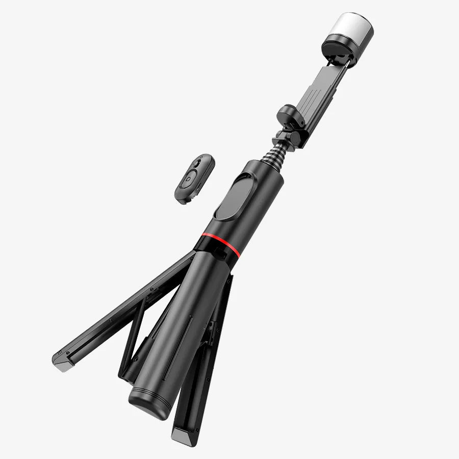 H'maston ZP11 Bastão Selfie Bluetooth com LED - Eleadermall